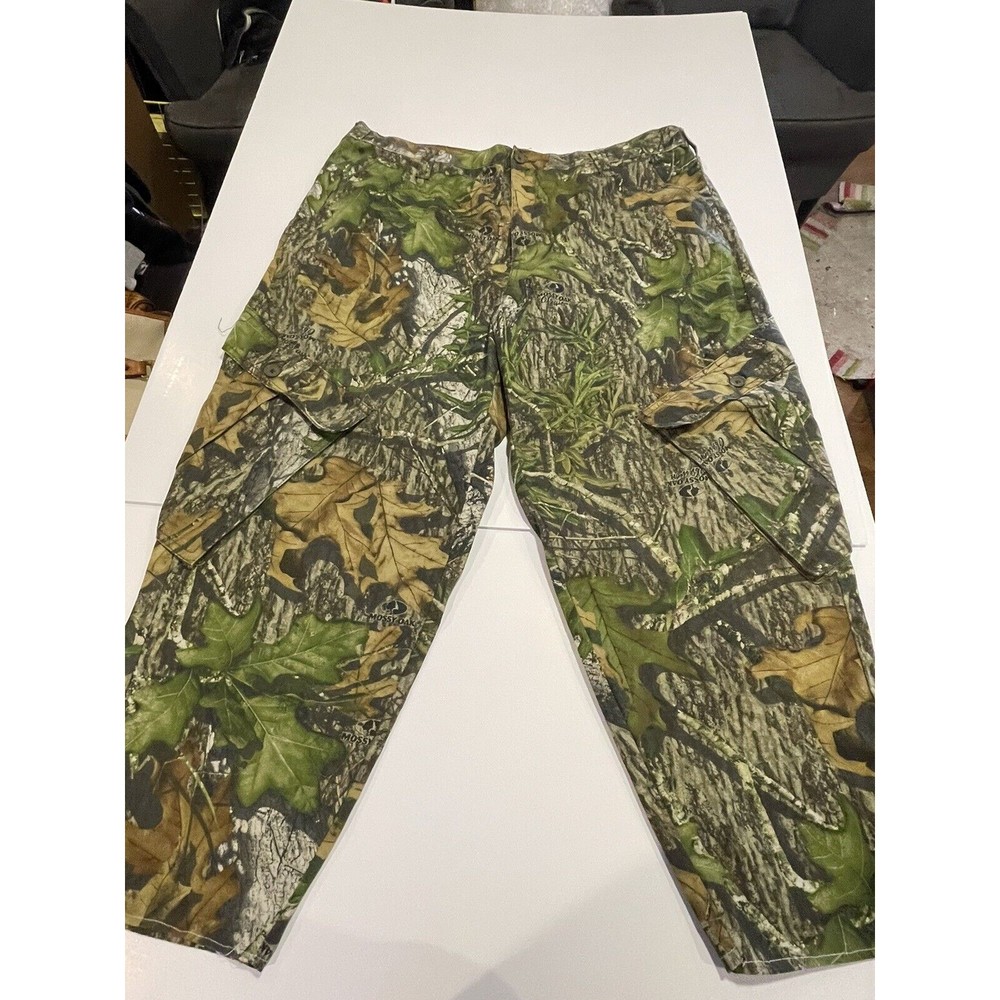 Mossy Oak Obsession Pants Mens Medium 40/42 XL Camo Cargo Hunting Outdoors